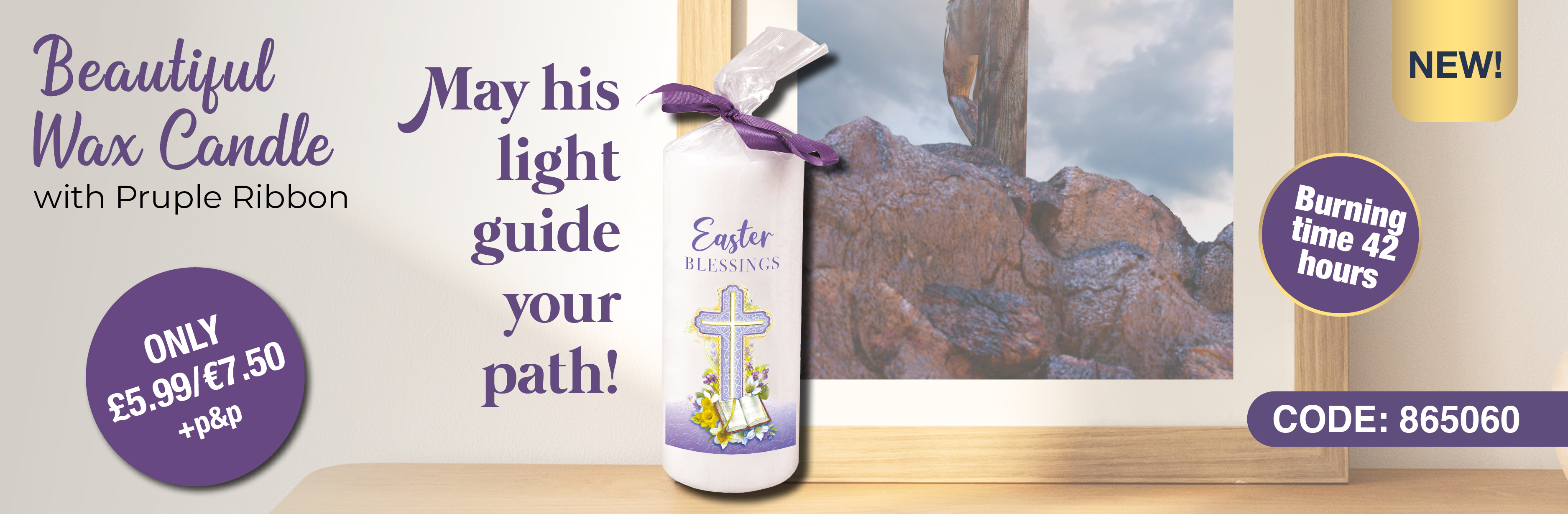 Easter Blessing Candle